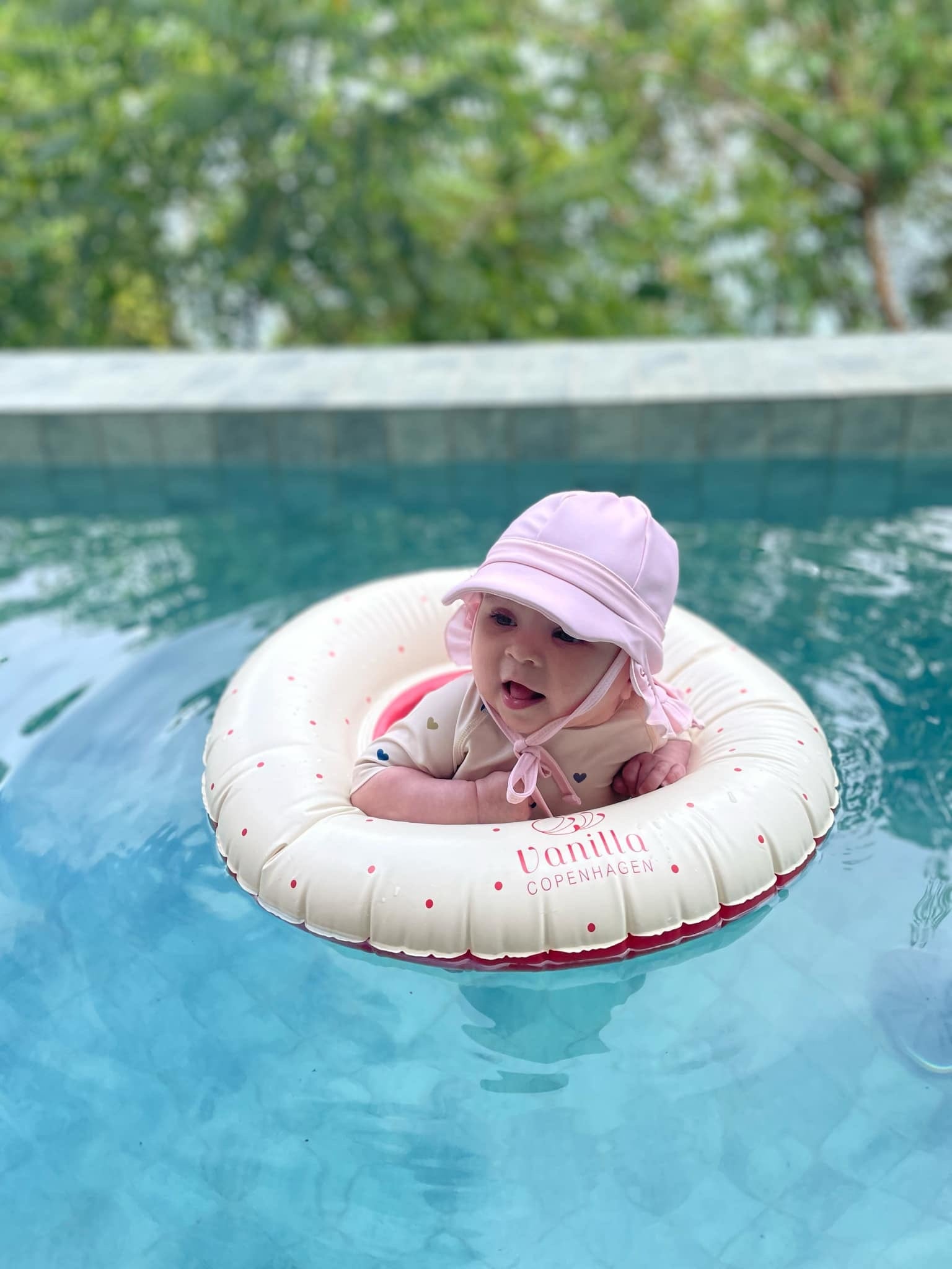 Baby Sun Hat - English Rose