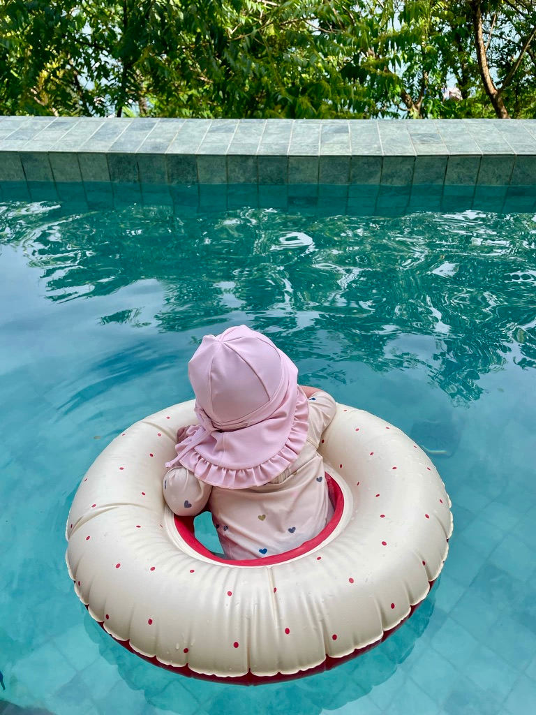 Baby Sun Hat - Blue Shadow