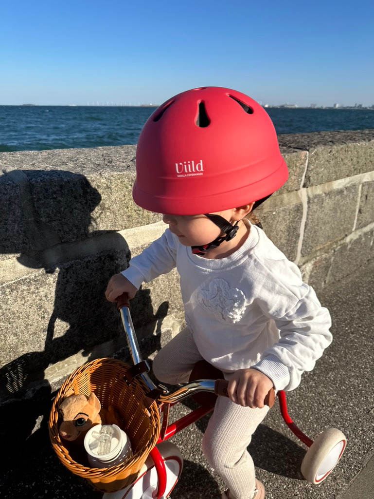 Bicycle helmet - Berry