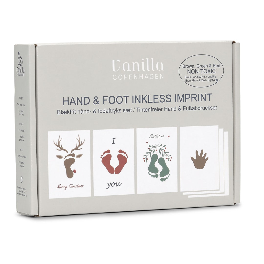 Hand and Footprint - Stamp Set - Christmas 