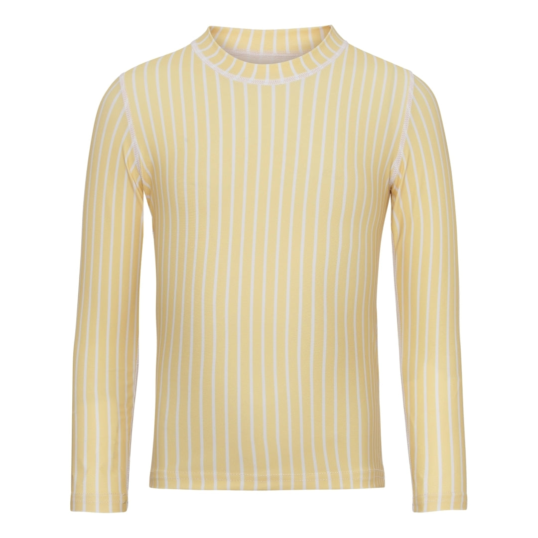 Badebluse - Banana Cream Striped - UV50+